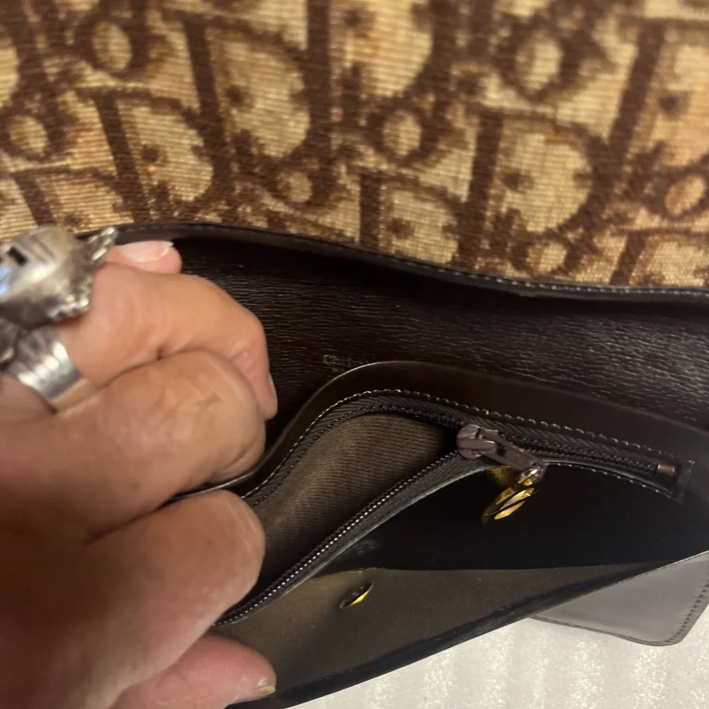 Dior 30 Montaigne Trotter Dior Oblique Monogram Jaquard Canvas Clutch Wallet